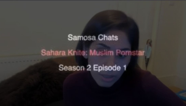 Sahara Knite in a fun Q/A session with Samosa Chats